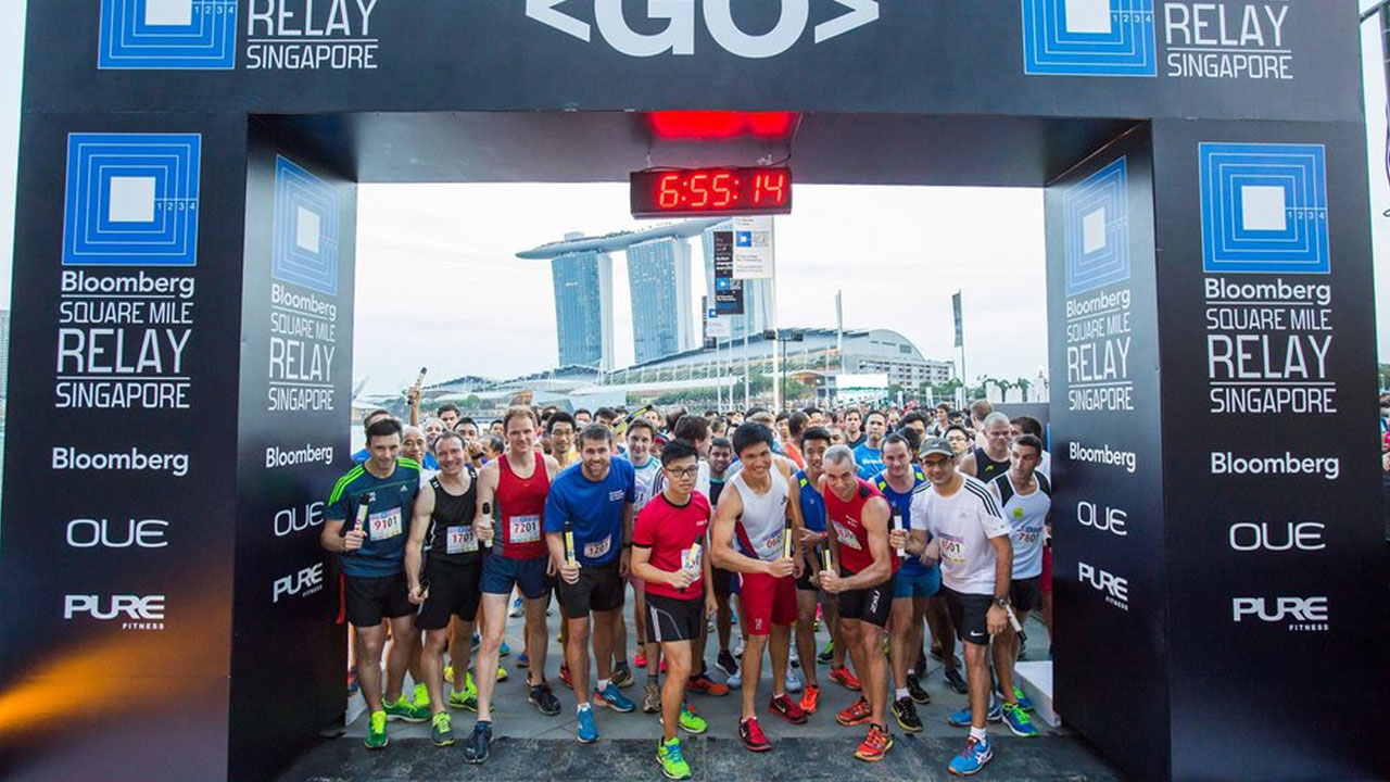 Bloomberg Square Mile Relay 2016 RunSociety Asia S Leading Online