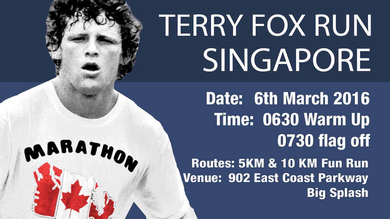 Terry Fox Run Singapore 2016 | RunSociety – Asia's Leading Online ...