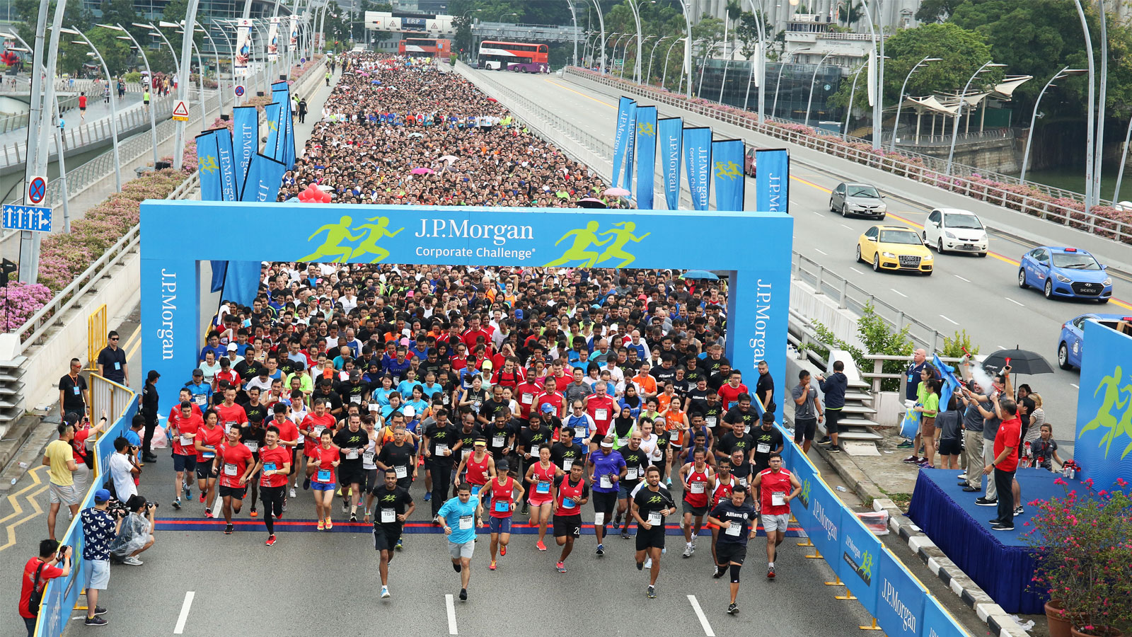 Fun and Sweat For 14,000 Employees at The J.P. Morgan Corporate ...